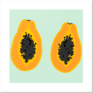 Cut Papaya Posters and Art